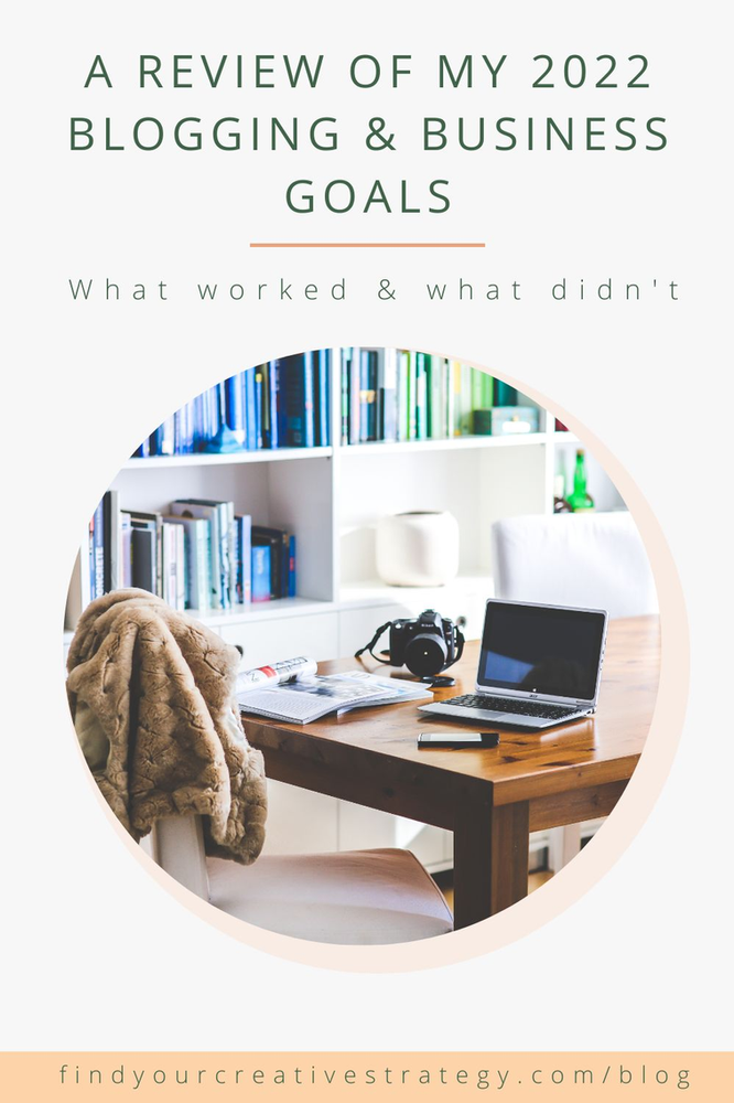 A Review of my 2022 Blogging and Business Goals