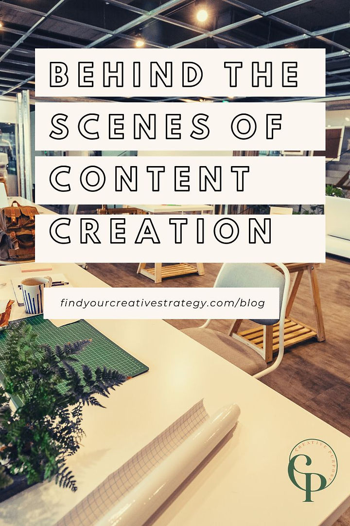My process of creating content for Creative Purpose.