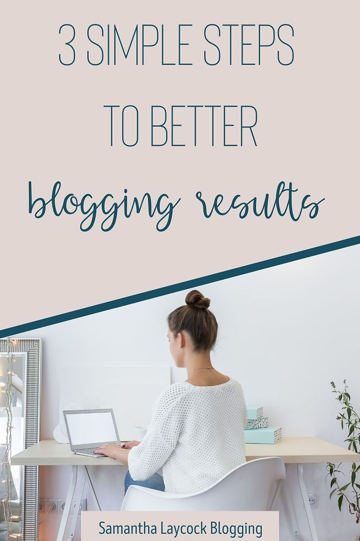 3 simples ways to get better blogging results.