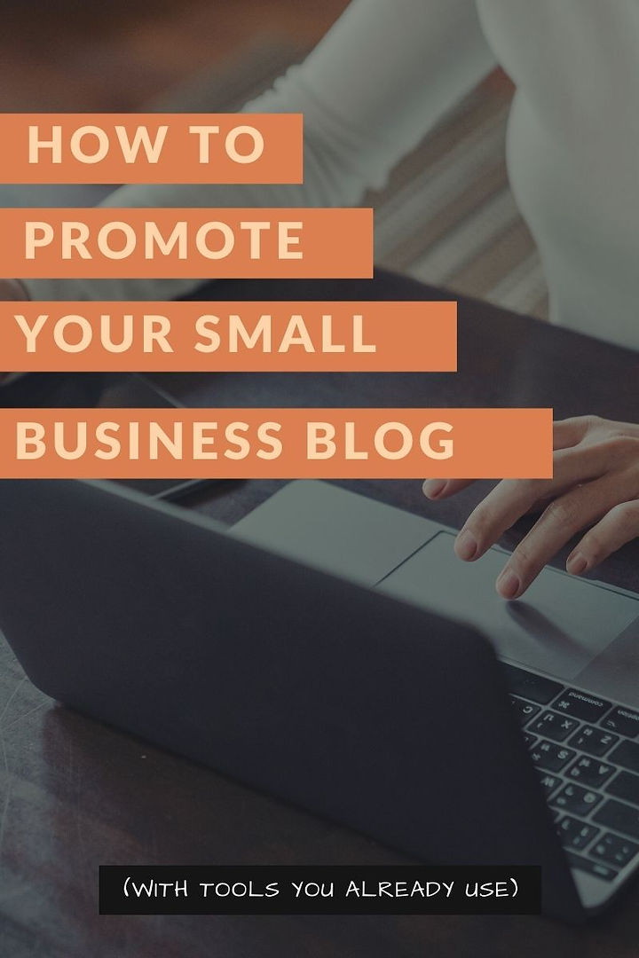 Promoting your business blog using tools you already use.