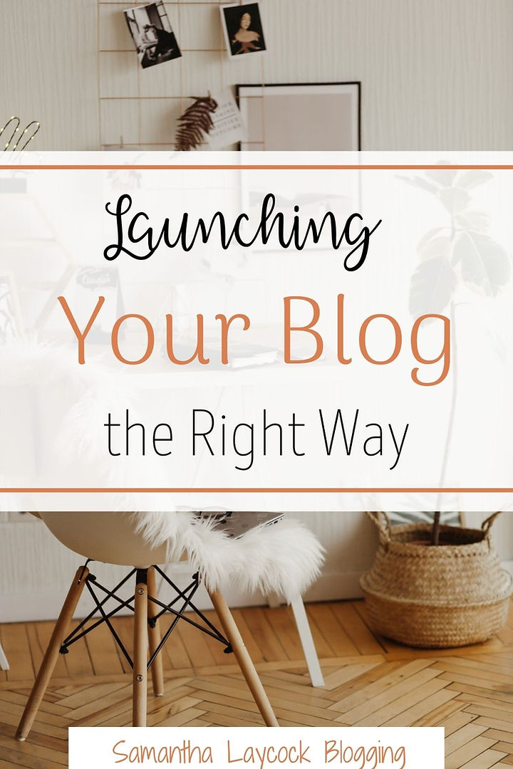 10 steps in phase one of launching your blog.